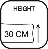 Height 30cm
