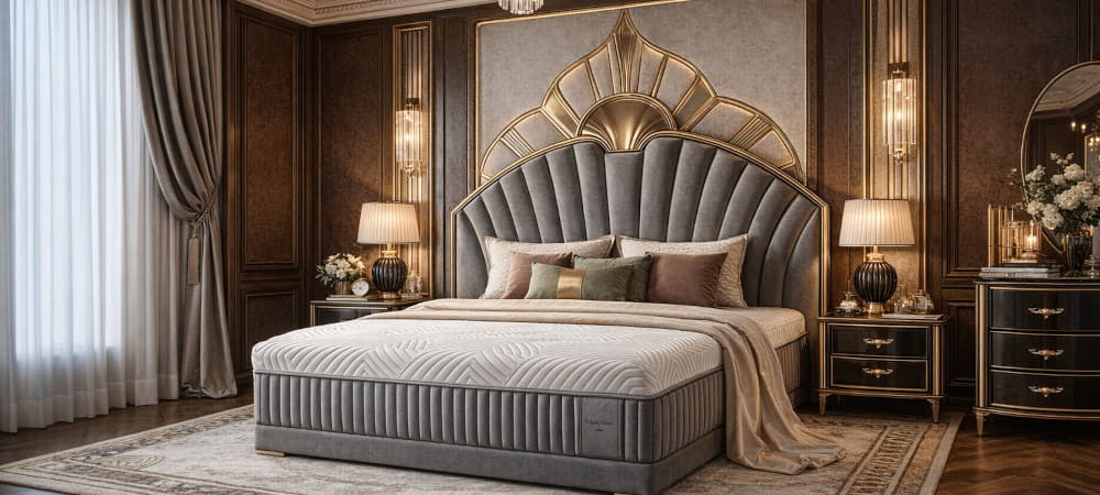Materace w stylu Art Deco